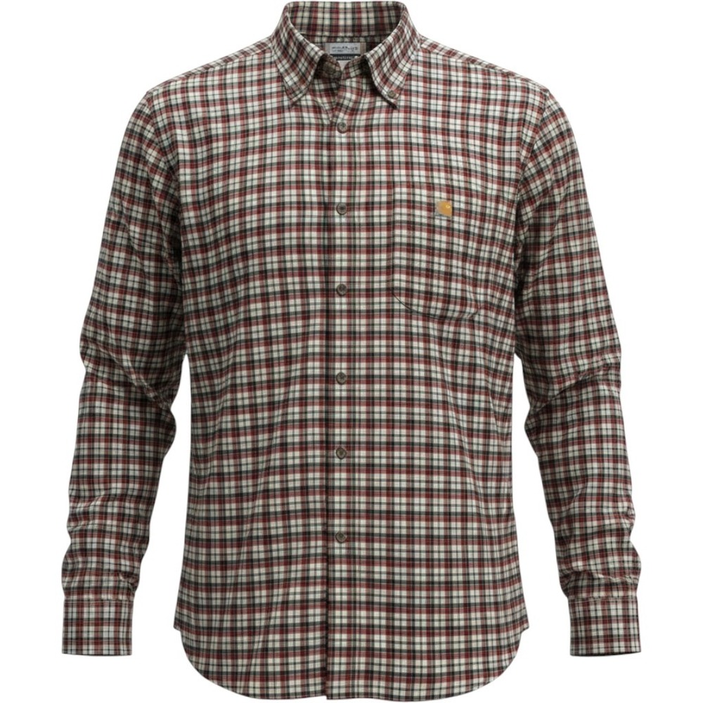 Carhartt Mens 4XL FR Flame Resistant Classic Plaid Shirt Red Blue 101028 608 NWT
